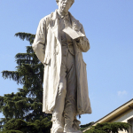 Monumento all'Abate Giacomo Zanella 1893 -Carlo Spazzi -  Vicenza, piazza San Lorenzo