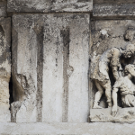 Pantheon Beneficis in Patriam (dettaglio metope) 1890 - Verona, Cimitero Monumentale - Carlo e Attilio Spazzi